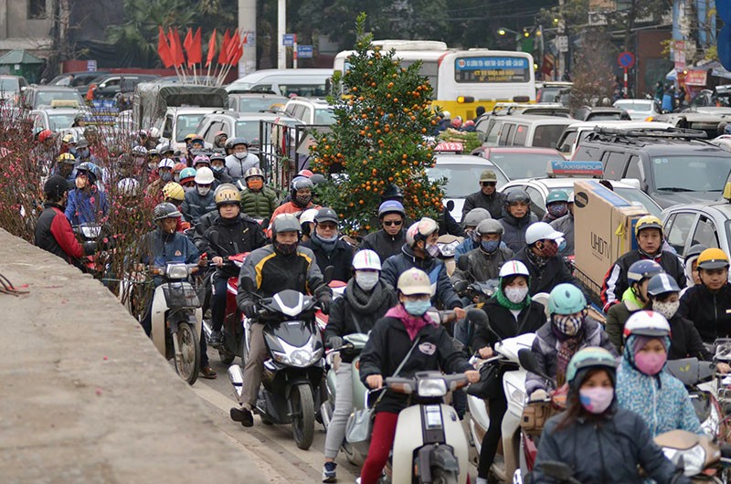 Người dân Thủ đô rộn ràng sắm Tết ảnh 7